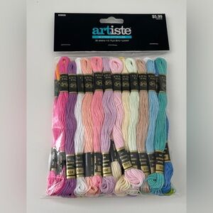 Embroidery Floss Pack - pastel Colors